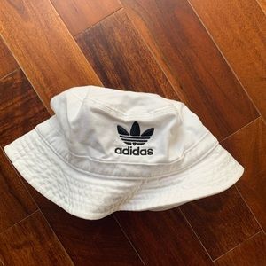 Adidas White Bucket Hat